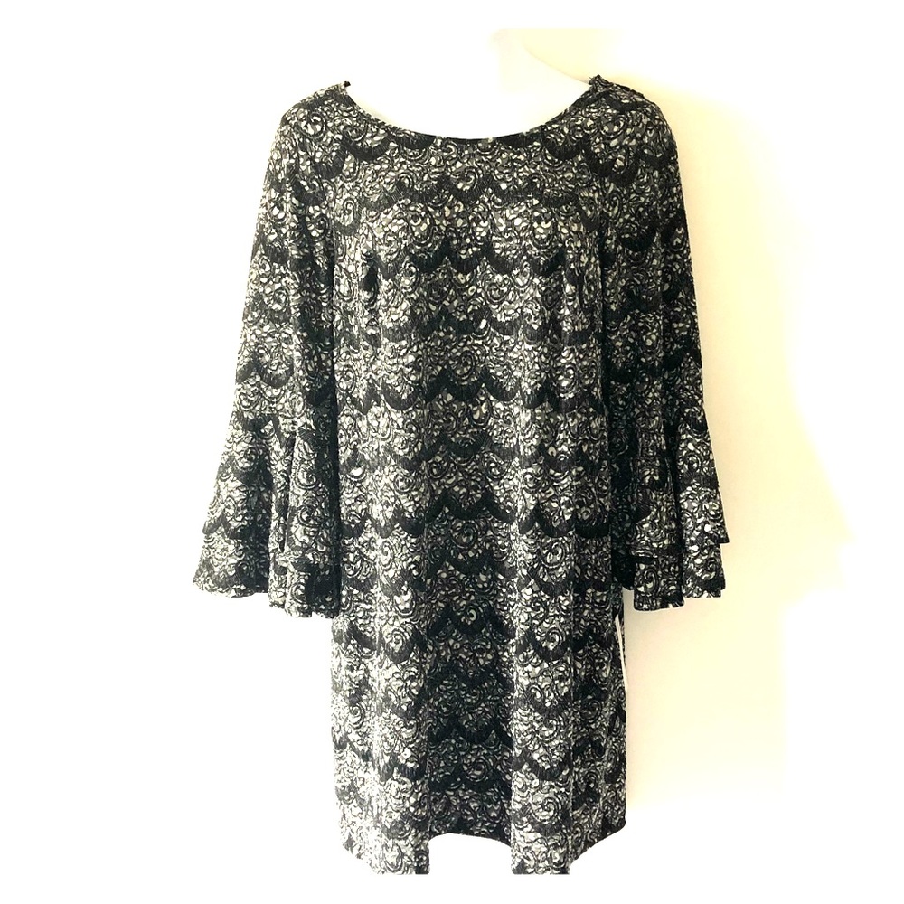DRESS SIZE 1X SIGNATURE by ROBBIE LEE SHIFT  NWT
